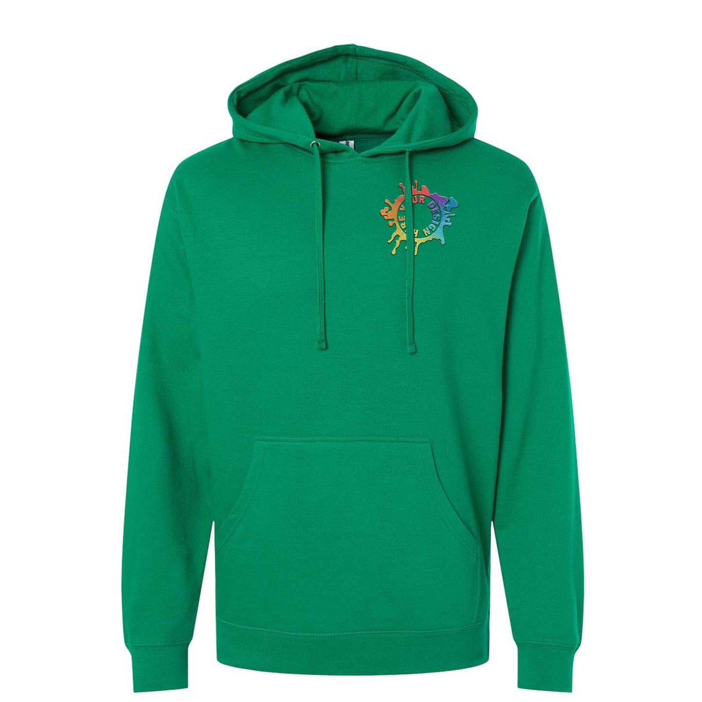 Independent Trading Co. Midweight Hooded Sweatshirt Embroidery - Mato & Hash