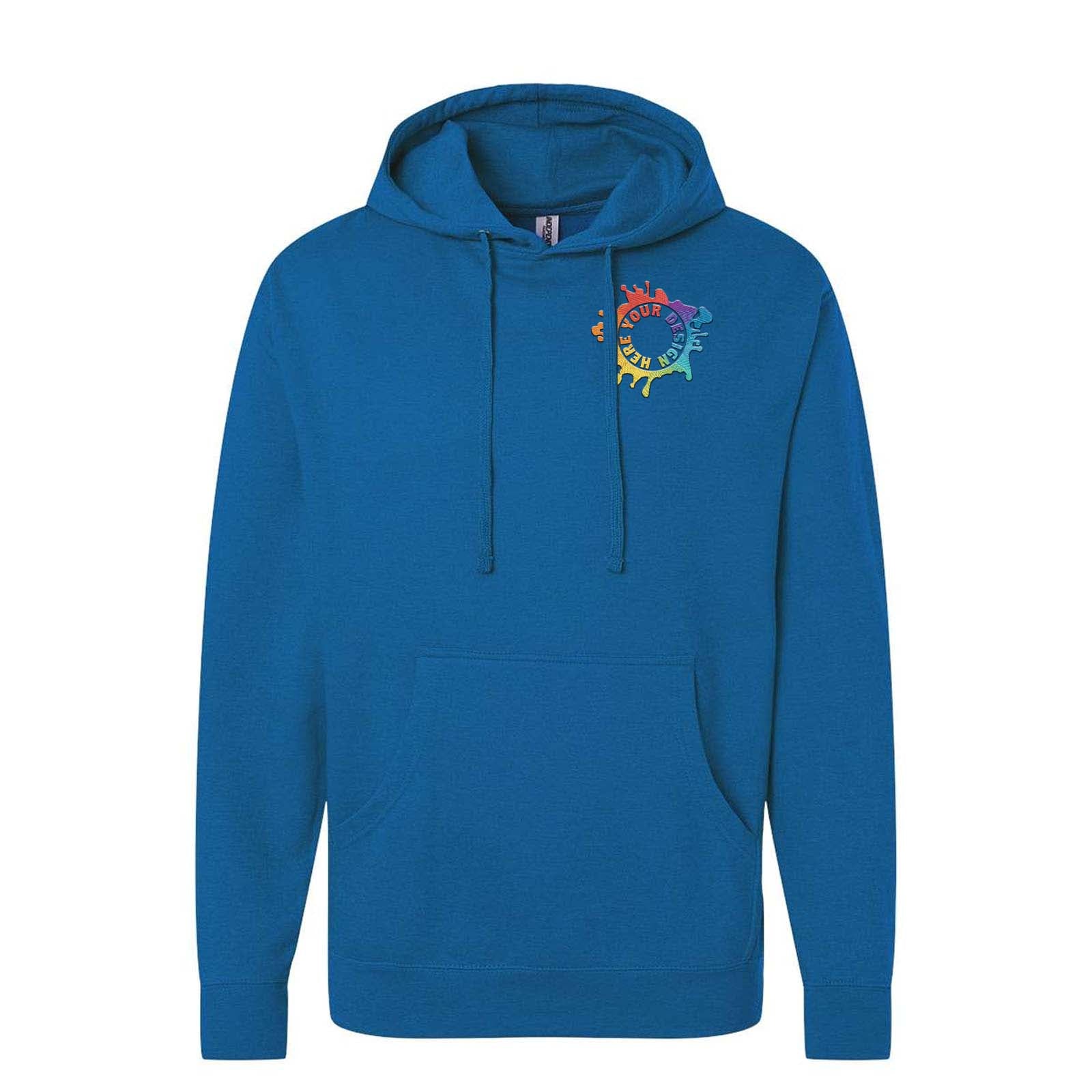 Independent Trading Co. Midweight Hooded Sweatshirt Embroidery - Mato & Hash