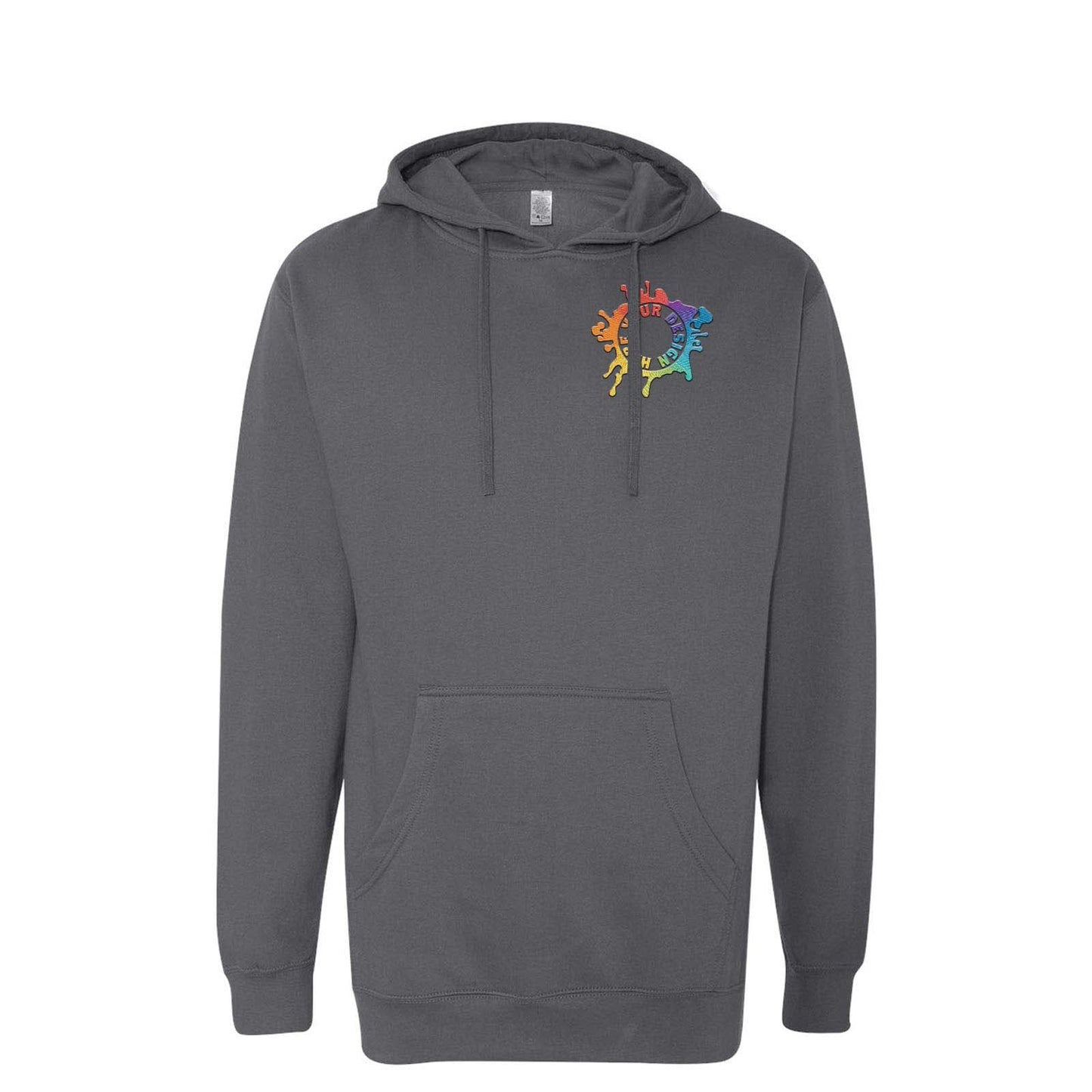 Independent Trading Co. Midweight Hooded Sweatshirt Embroidery - Mato & Hash