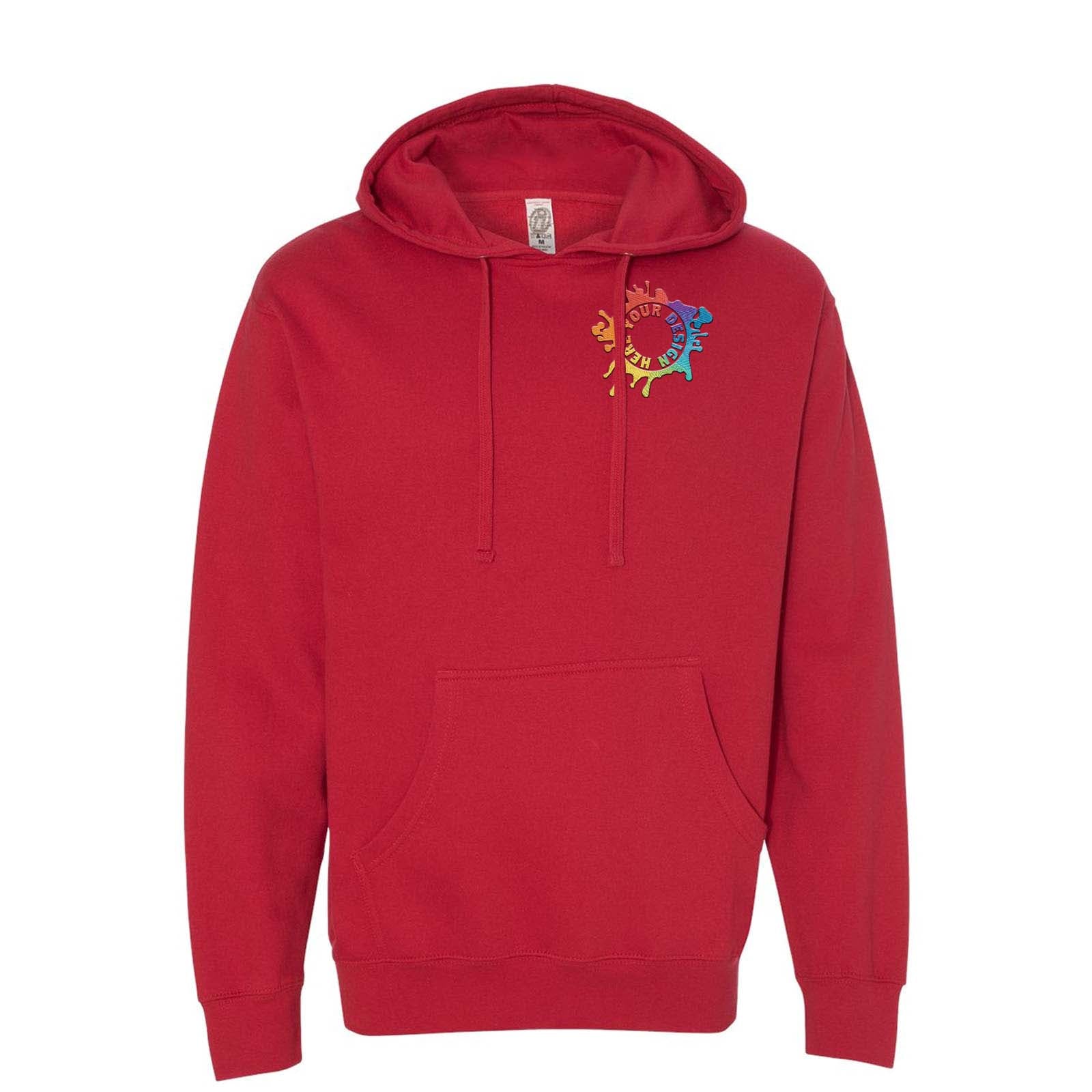 Independent Trading Co. Midweight Hooded Sweatshirt Embroidery - Mato & Hash