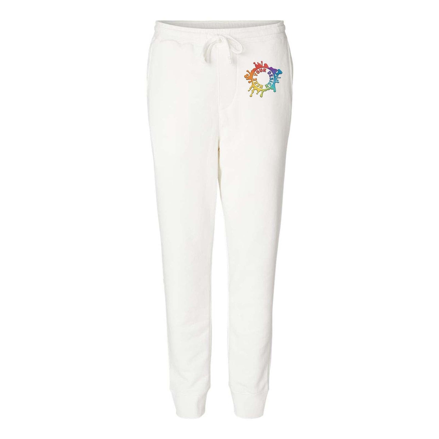 Independent Trading Co. Pigment-Dyed Fleece Jogger Pants Embroidery - Mato & Hash