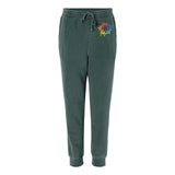 Independent Trading Co. Pigment-Dyed Fleece Jogger Pants Embroidery - Mato & Hash