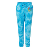 Independent Trading Co. Tie-Dyed Fleece Jogger Pants Embroidery