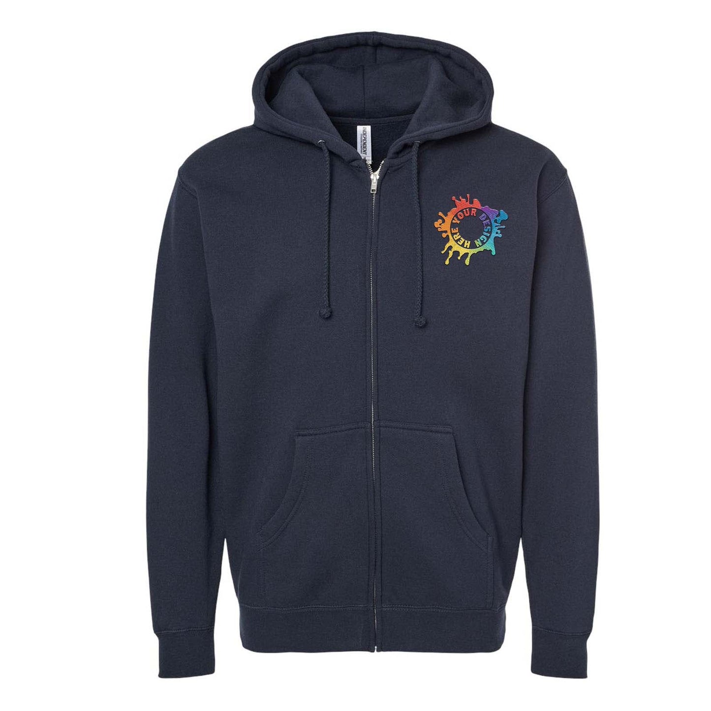 Independent Trading Co. Unisex Heavyweight Full-Zip Hooded Sweatshirt Embroidery - Mato & Hash