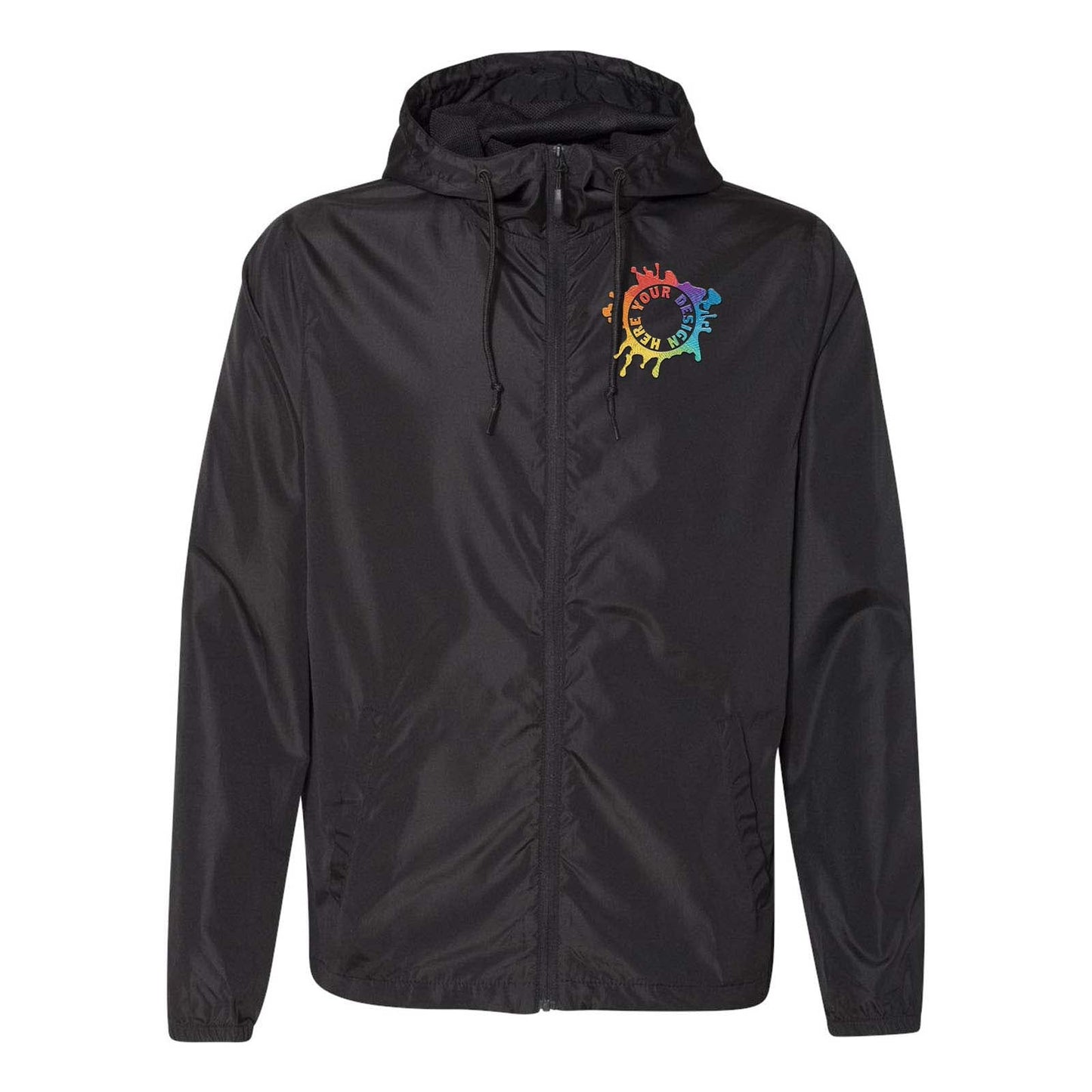 Independent Trading Co. - Unisex Lightweight Windbreaker Full-Zip Jacket Embroidery - Mato & Hash