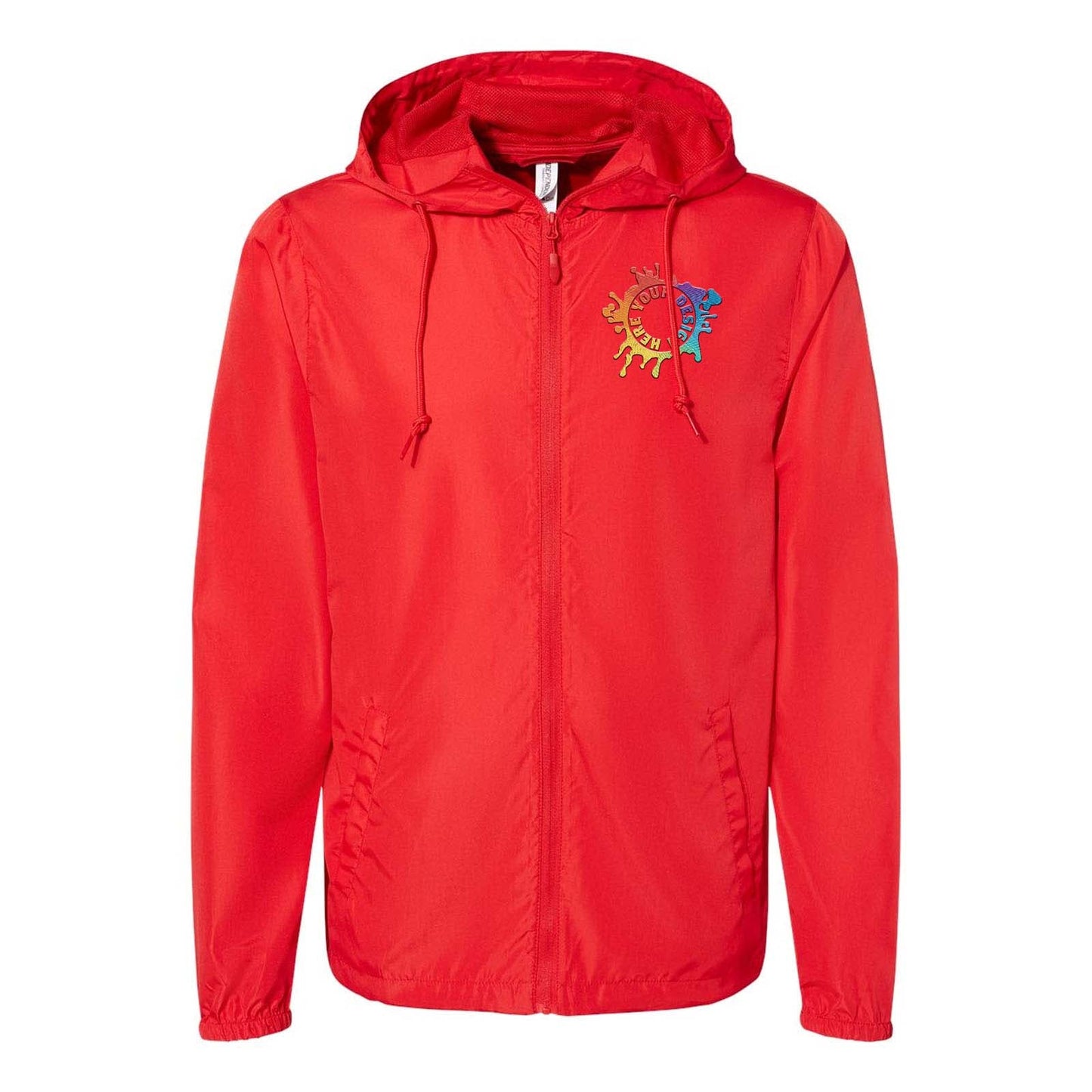 Independent Trading Co. - Unisex Lightweight Windbreaker Full-Zip Jacket Embroidery - Mato & Hash
