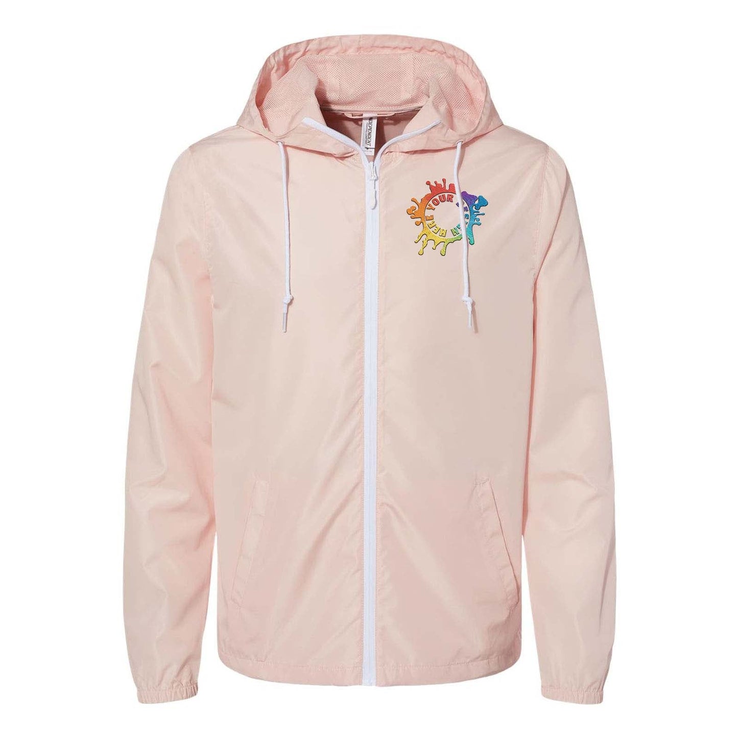 Independent Trading Co. - Unisex Lightweight Windbreaker Full-Zip Jacket Embroidery - Mato & Hash