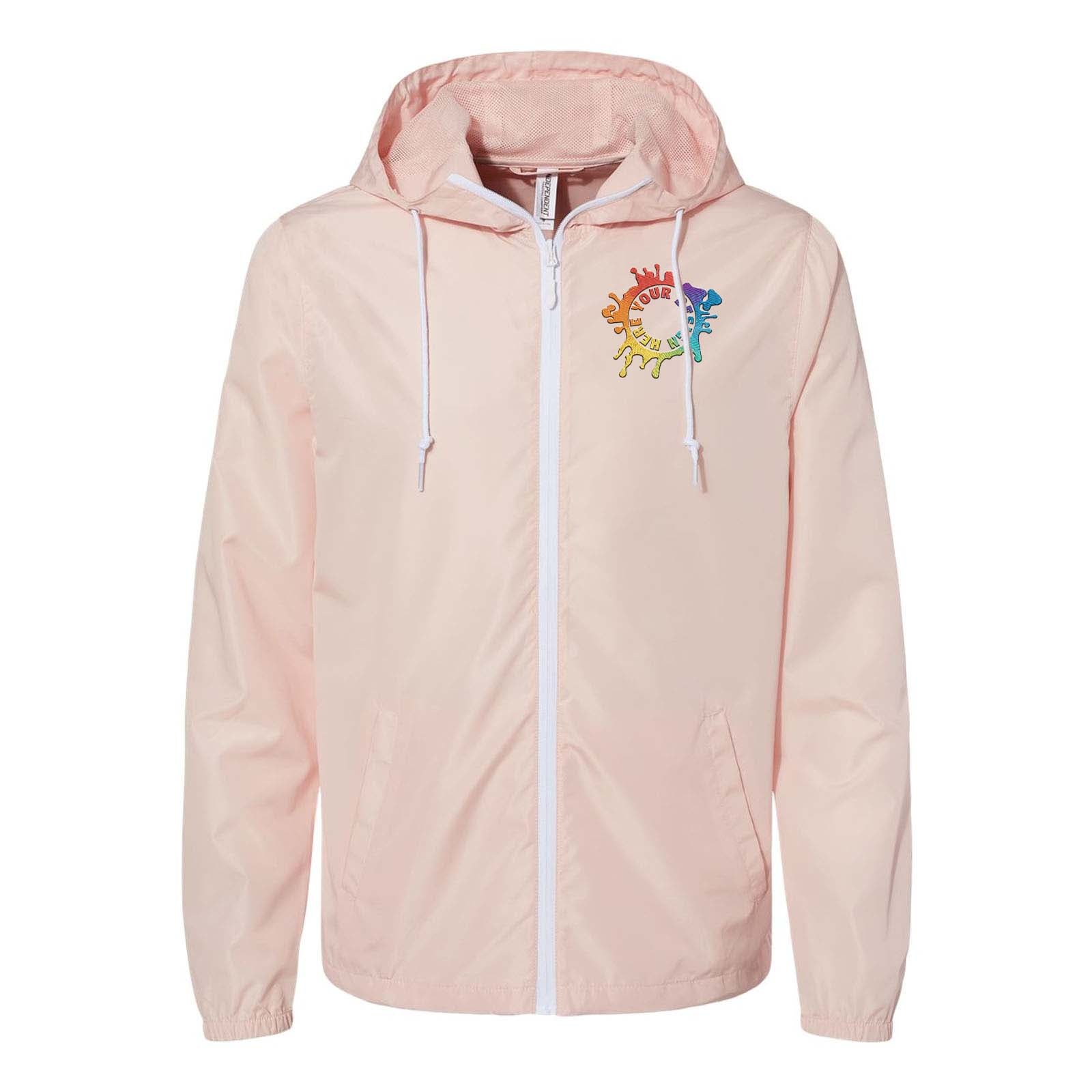 Independent Trading Co. - Unisex Lightweight Windbreaker Full-Zip Jacket Embroidery - Mato & Hash