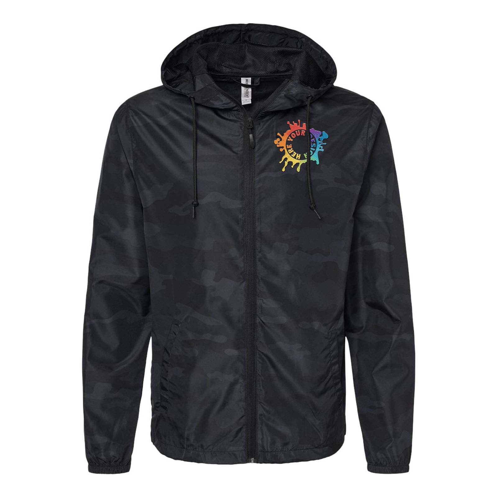 Independent Trading Co. - Unisex Lightweight Windbreaker Full-Zip Jacket Embroidery - Mato & Hash