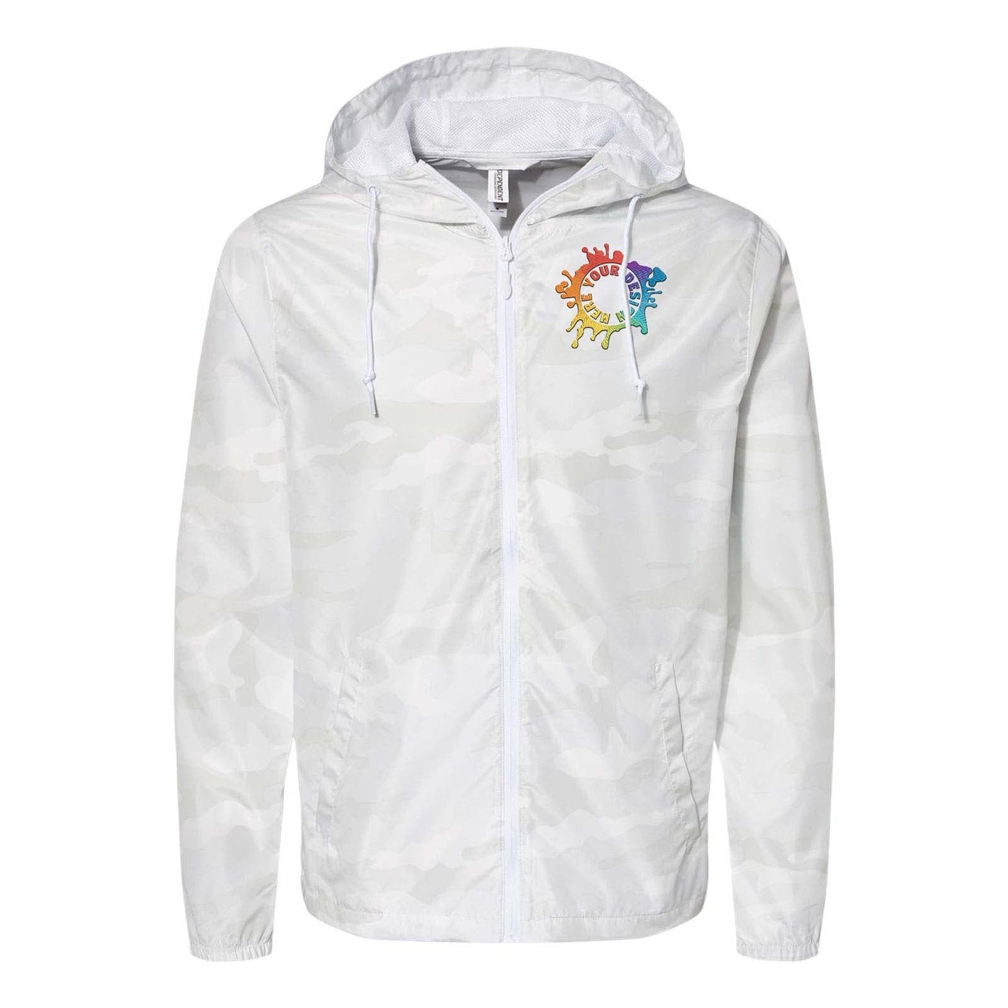 Independent Trading Co. - Unisex Lightweight Windbreaker Full-Zip Jacket Embroidery - Mato & Hash