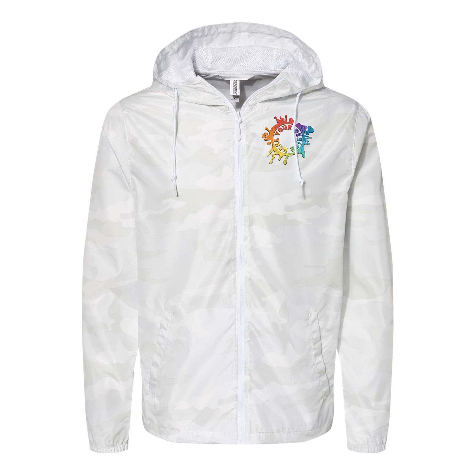 Independent Trading Co. - Unisex Lightweight Windbreaker Full-Zip Jacket Embroidery - Mato & Hash