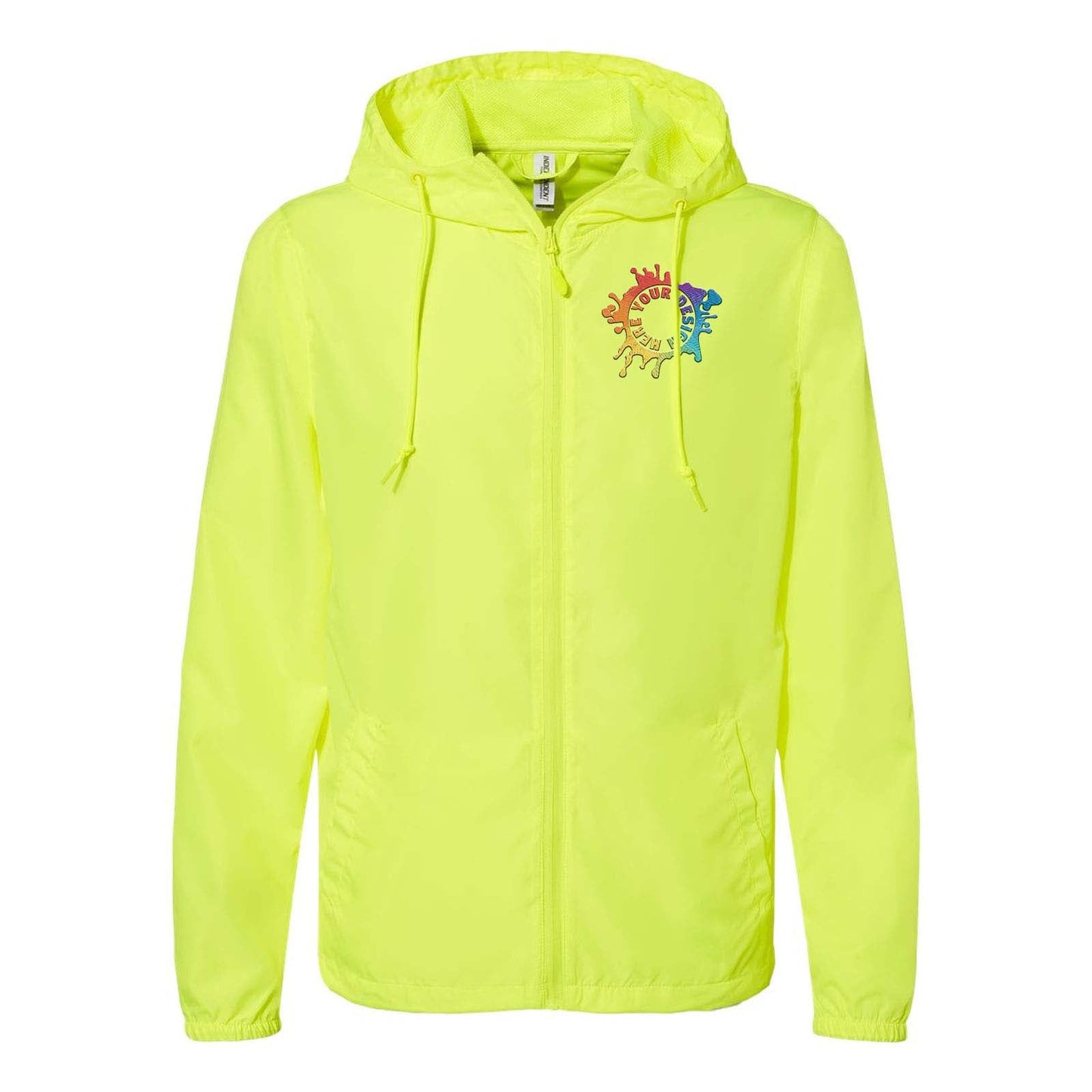 Independent Trading Co. - Unisex Lightweight Windbreaker Full-Zip Jacket Embroidery - Mato & Hash