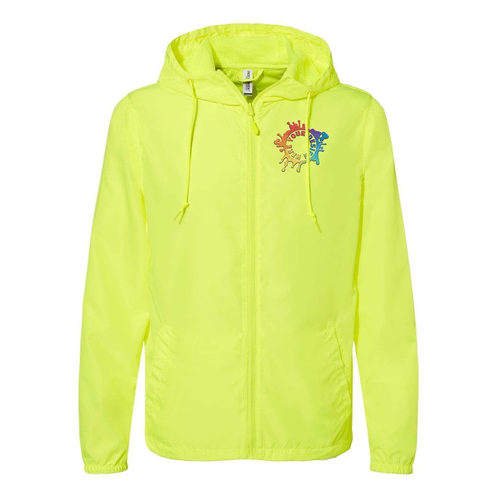 Independent Trading Co. - Unisex Lightweight Windbreaker Full-Zip Jacket Embroidery - Mato & Hash