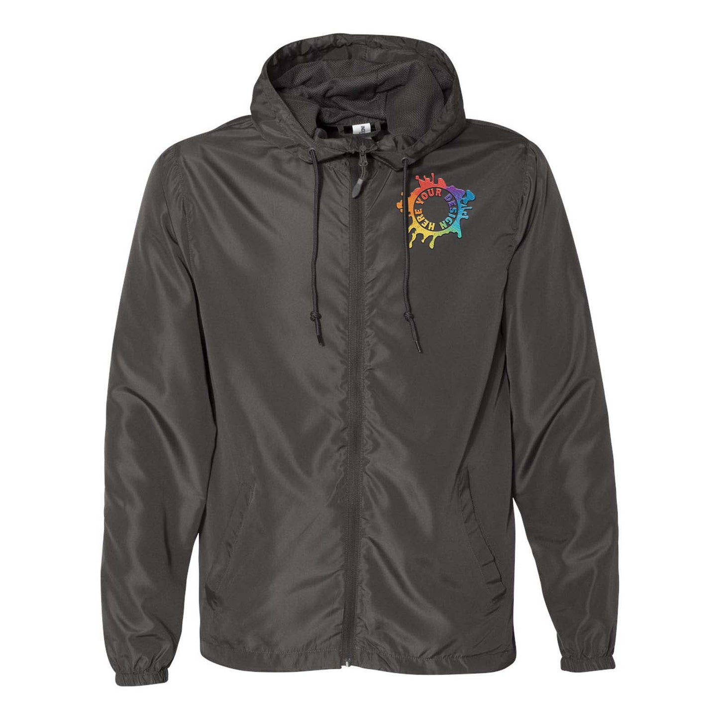 Independent Trading Co. - Unisex Lightweight Windbreaker Full-Zip Jacket Embroidery - Mato & Hash
