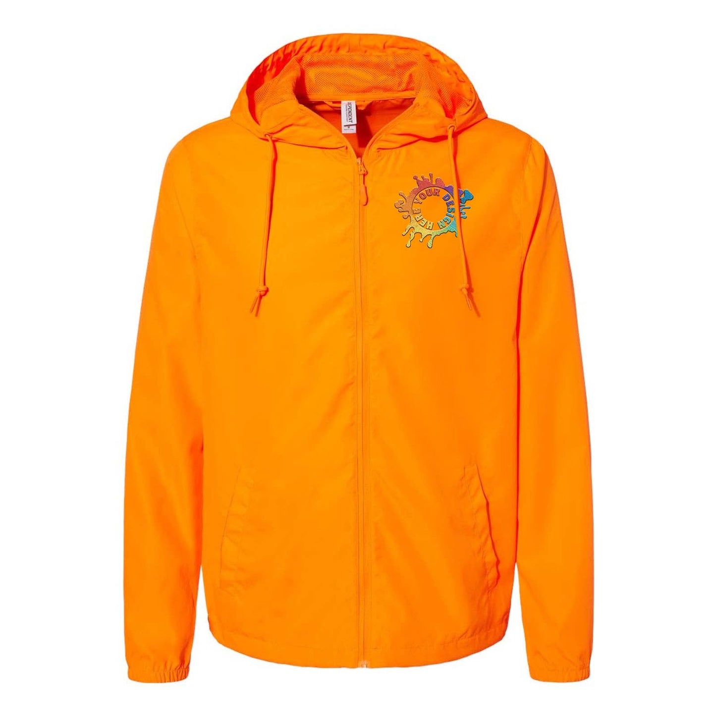 Independent Trading Co. - Unisex Lightweight Windbreaker Full-Zip Jacket Embroidery - Mato & Hash