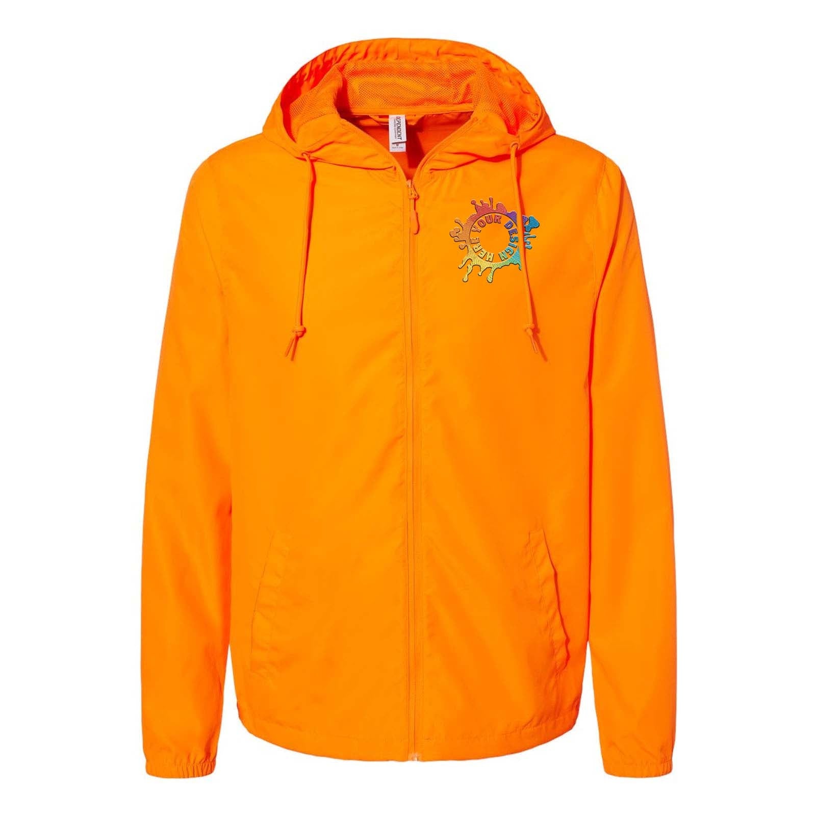 Independent Trading Co. - Unisex Lightweight Windbreaker Full-Zip Jacket Embroidery - Mato & Hash