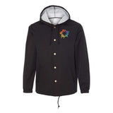 Independent Trading Co. - Water-Resistant Hooded Windbreaker Embroidery - Mato & Hash