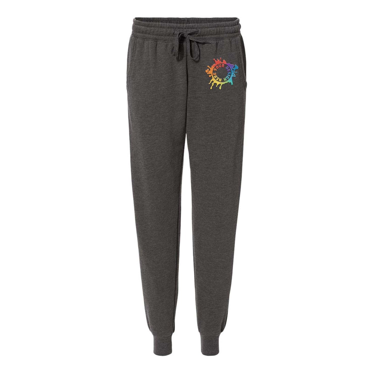 Independent Trading Co. Women's California Wave Wash Jogger Sweatpants Embroidery - Mato & Hash