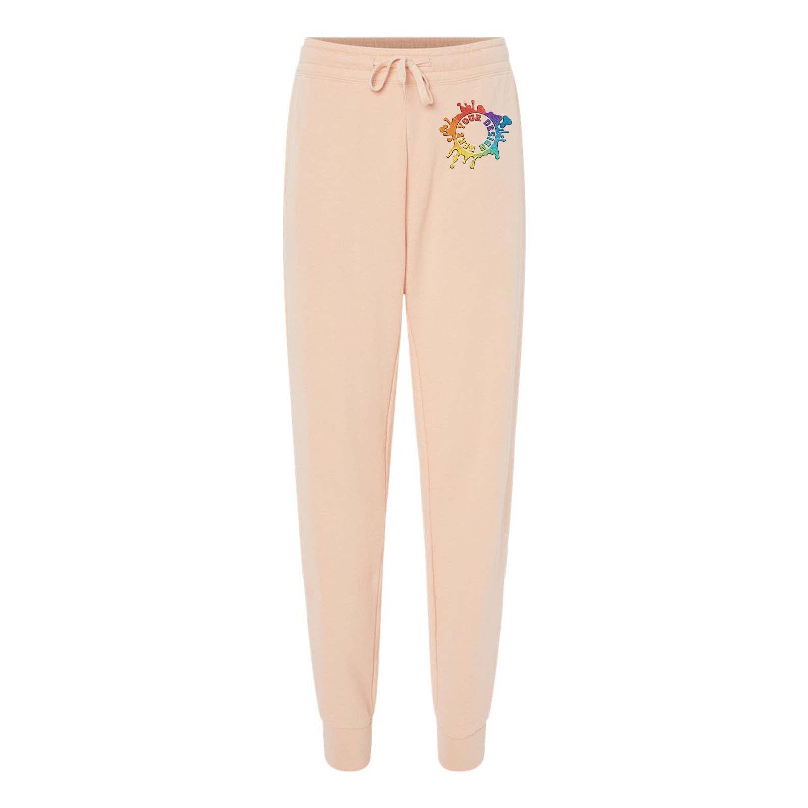 Independent Trading Co. Women's California Wave Wash Jogger Sweatpants Embroidery - Mato & Hash