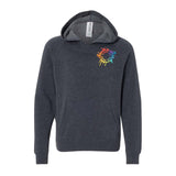 Independent Trading CO. Youth Special Blend Raglan Hooded Sweatshirt Embroidery - Mato & Hash