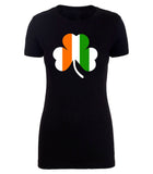 Irish Flag Shamrock Womens St. Patrick's Day T Shirts
