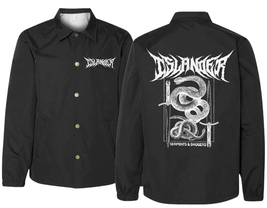 Islander Serpents and Daggers Water-Resistant Windbreaker Coach’s Jacket - Mato & Hash