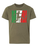 Italy Soccer Pride Kids T Shirts