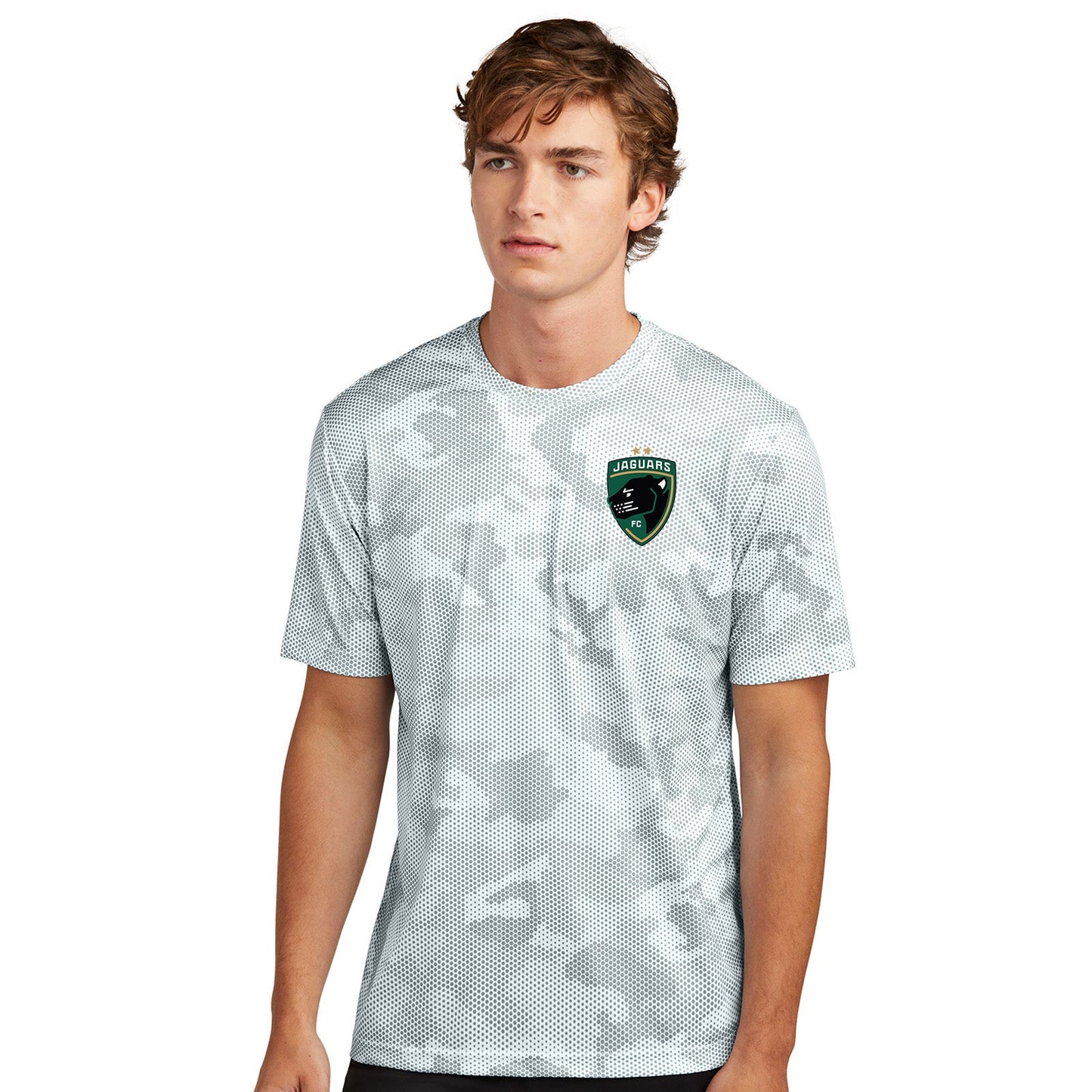 Jaguar Pop Up Sport-Tek® CamoHex Tee - Mato & Hash