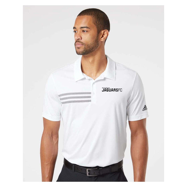 Jaguars Adidas - 3-Stripes Chest Polo Embroidery Wordmark