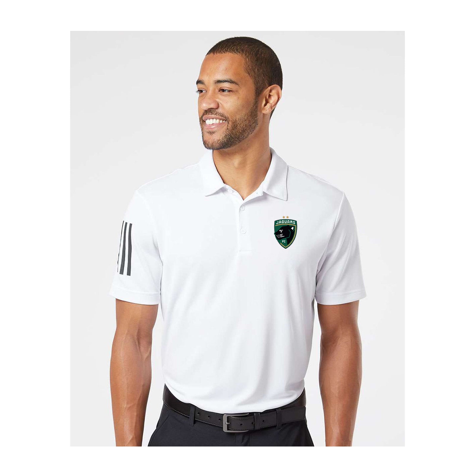 Jaguars Adidas - Floating 3-Stripes Polo Embroidery - Mato & Hash