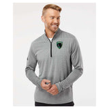 Jaguars Adidas - Heather Block Print Quarter-Zip Pullover Embroidery - Mato & Hash