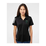 Jaguars Adidas - Women's Floating 3-Stripes Polo Embroidery