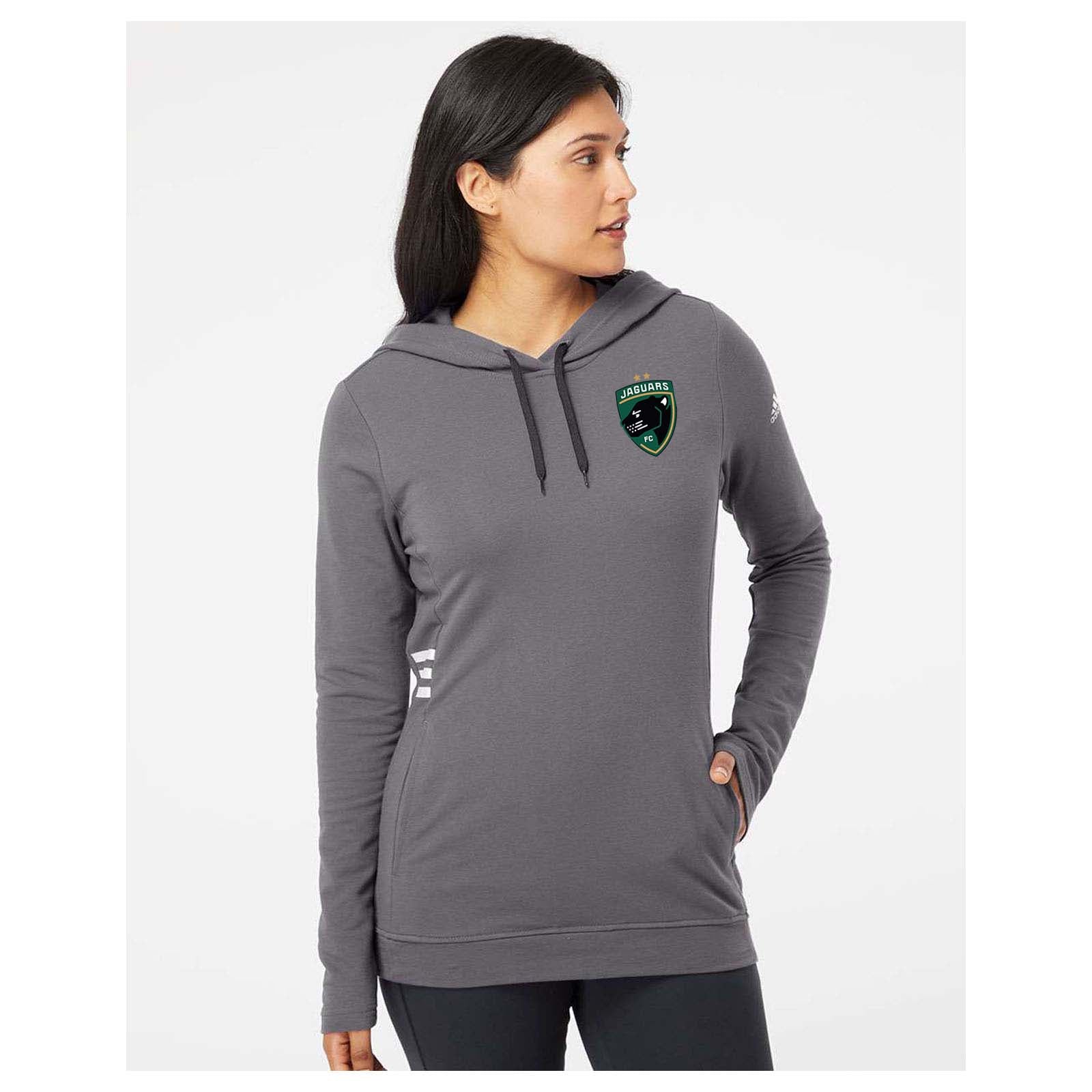 Jaguars Adidas - Women's Lightweight Hooded Sweatshirt Embroidery - Mato & Hash