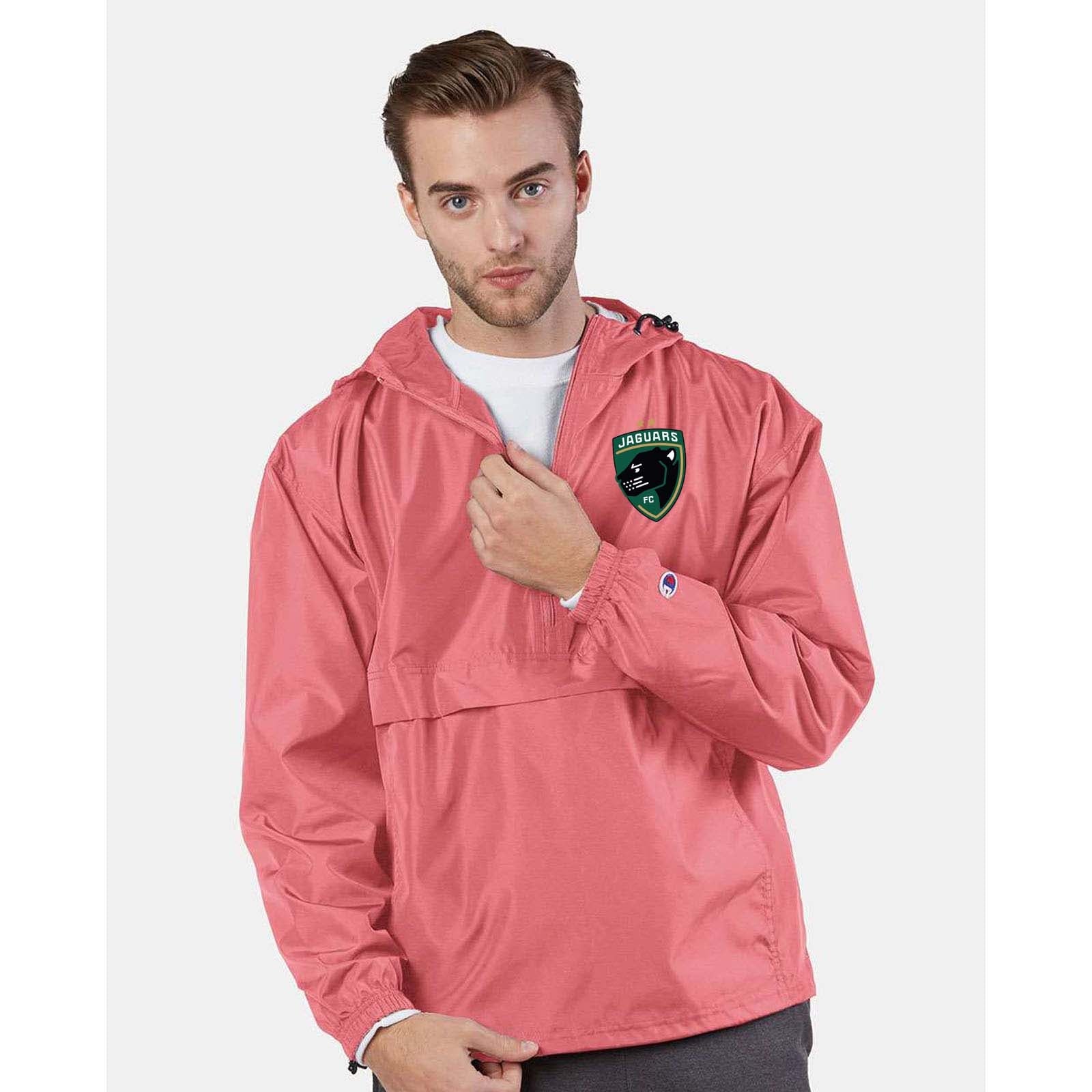 Jaguars Champion Adult Packable Anorak 1/4 Zip Jacket - Mato & Hash