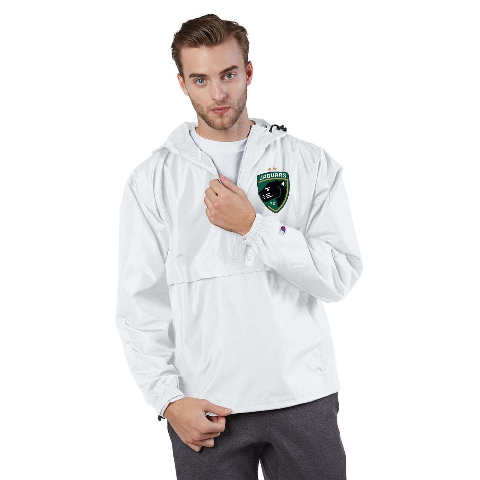 Jaguars Champion Adult Packable Anorak 1/4 Zip Jacket - Mato & Hash