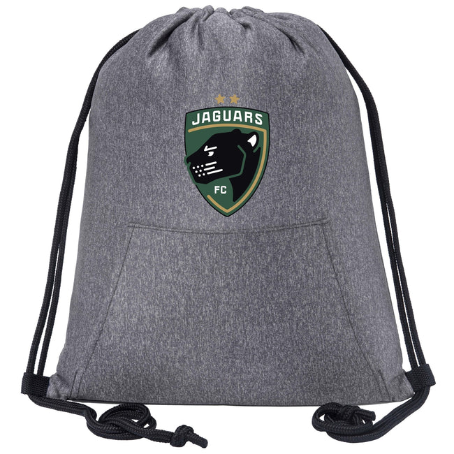 Jaguars Drawstring Bag w/ Pocket Printed Crest