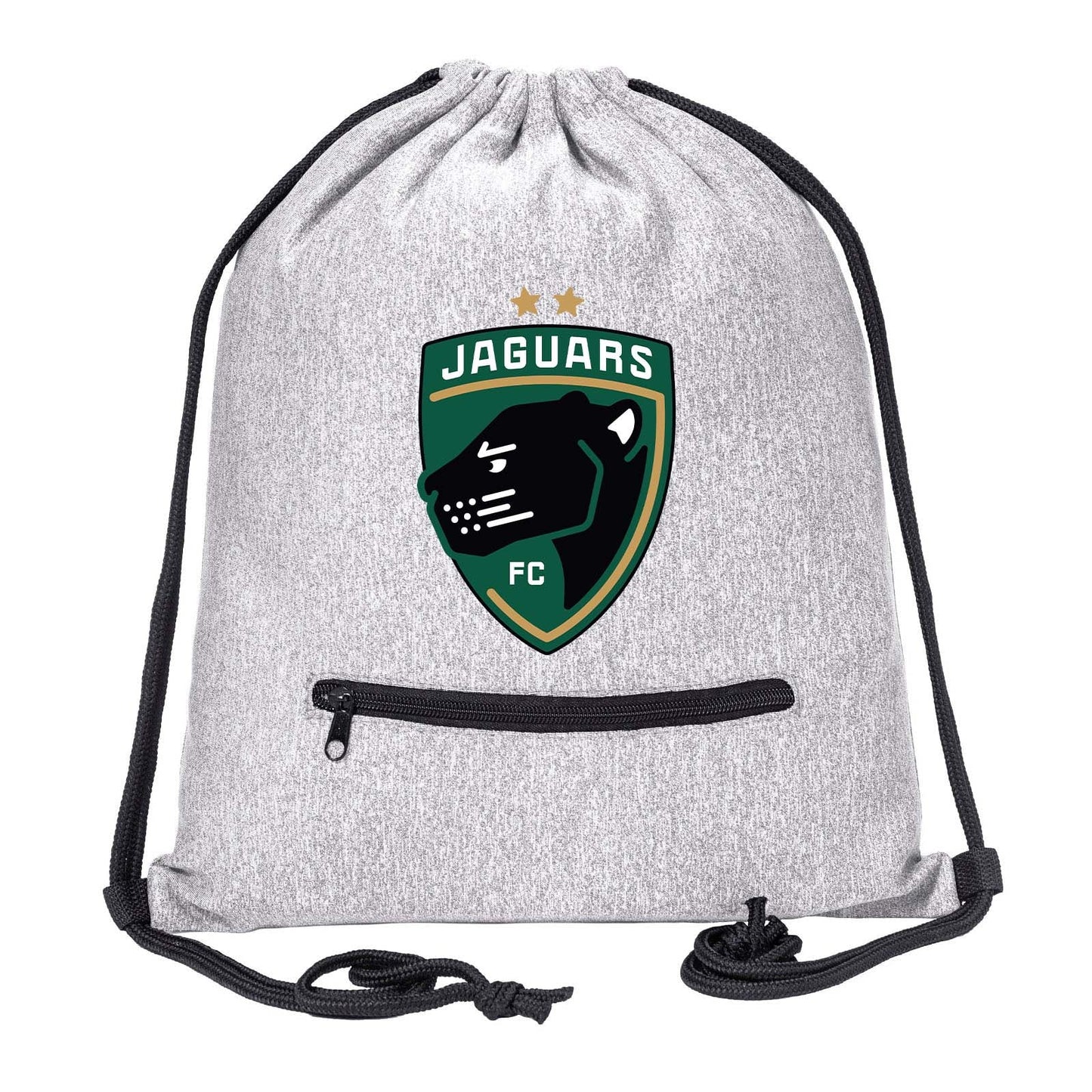 Jaguars Drawstring Bag w/ Zipper Pocket Printed - Mato & Hash