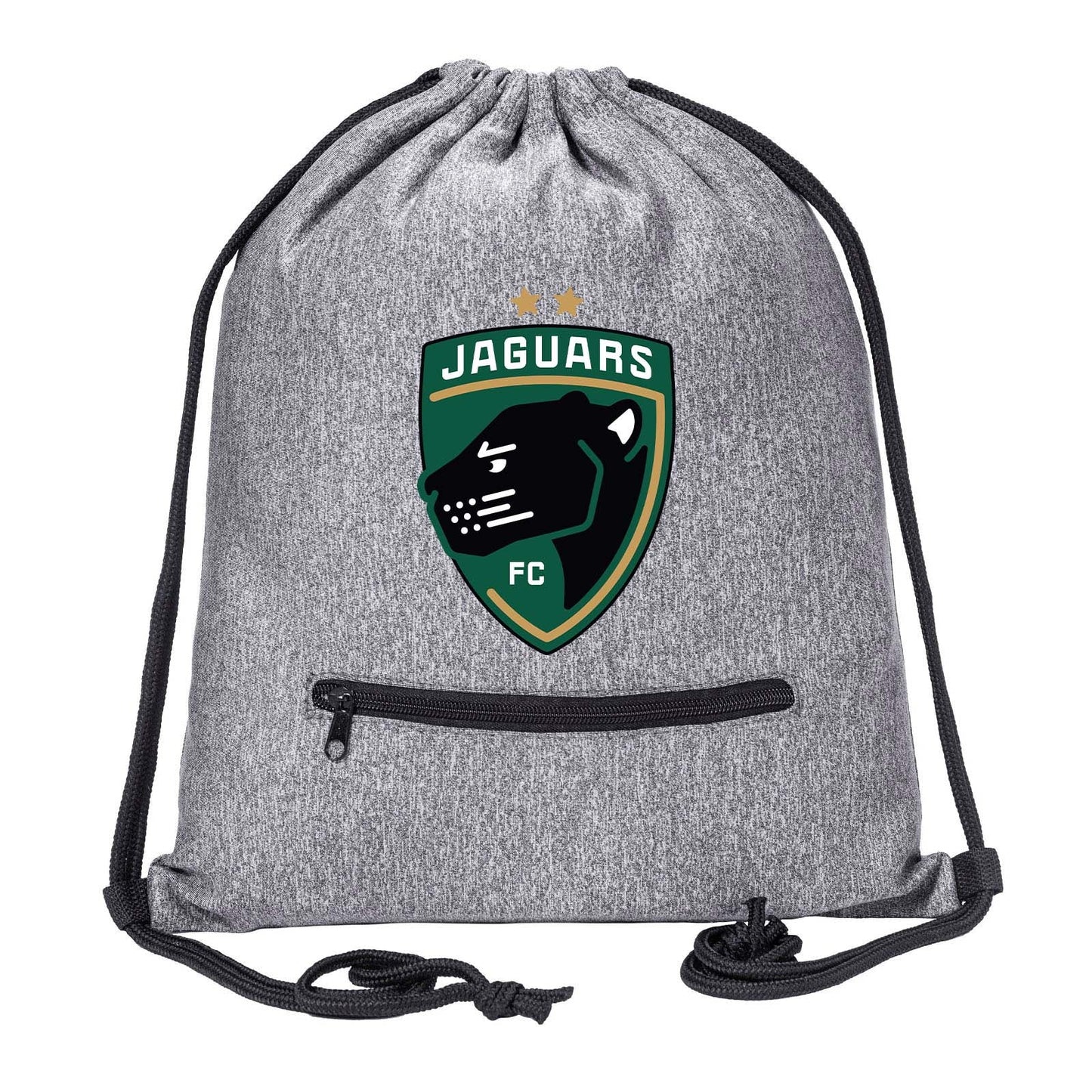 Jaguars Drawstring Bag w/ Zipper Pocket Printed - Mato & Hash