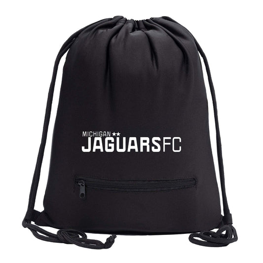 Jaguars Drawstring Bag w/ Zipper Pocket Printed - Mato & Hash