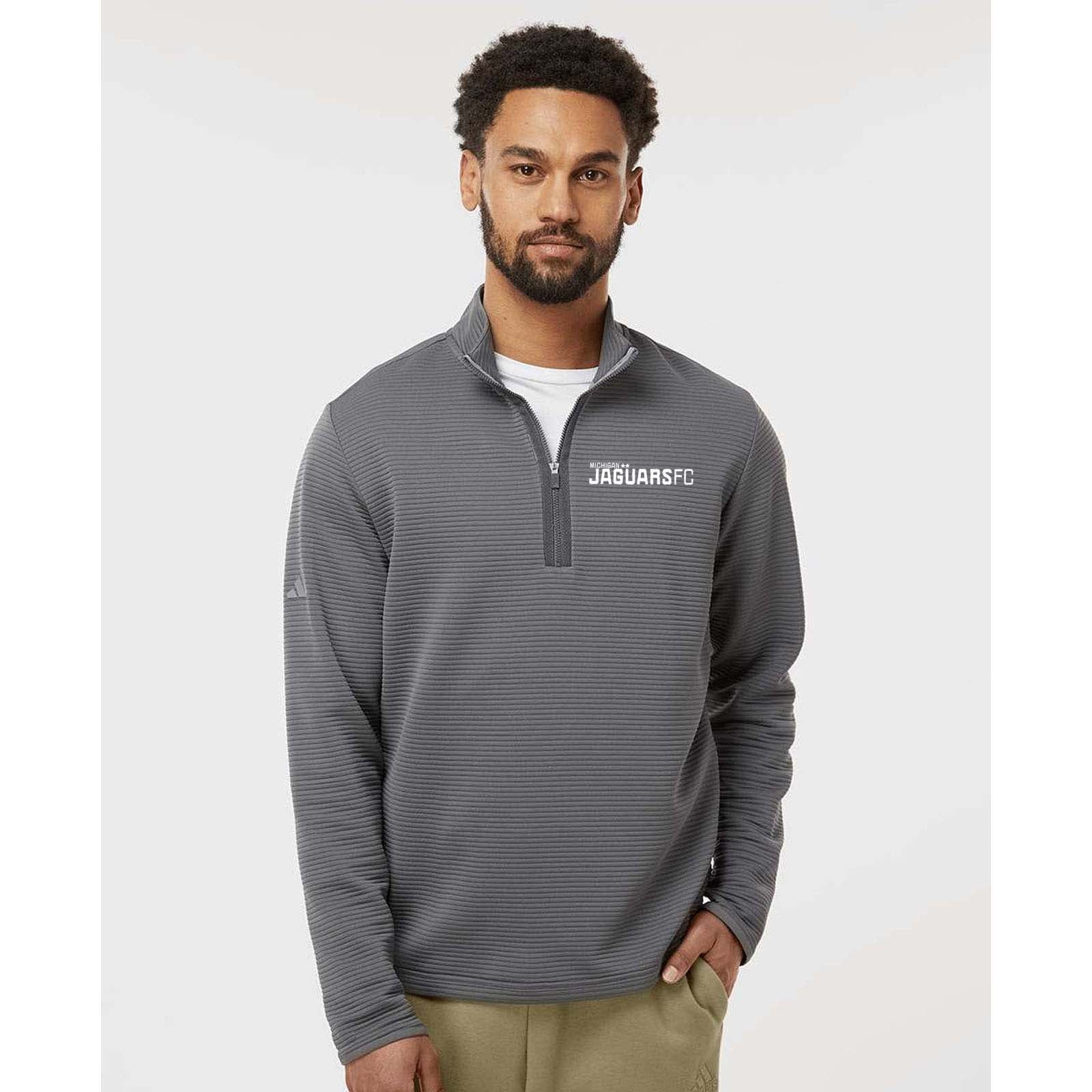 Jaguars Embroidered Adidas - Spacer Quarter-Zip Pullover - Mato & Hash