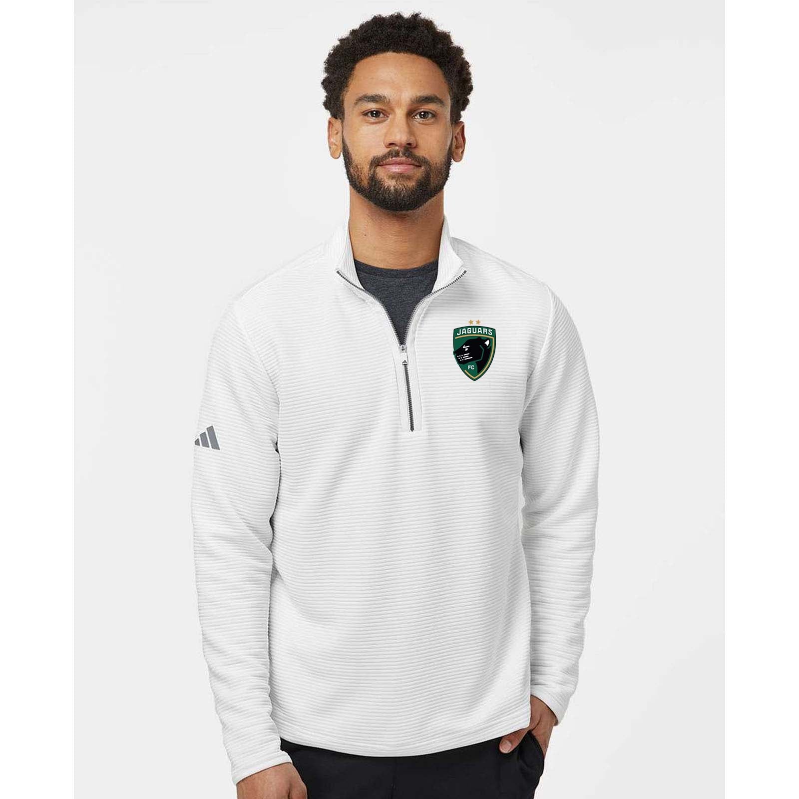 Jaguars Embroidered Adidas - Spacer Quarter-Zip Pullover - Mato & Hash