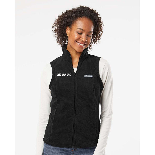 Jaguars Embroidered Columbia - Women’s Benton Springs™ Fleece Vest Wordmark