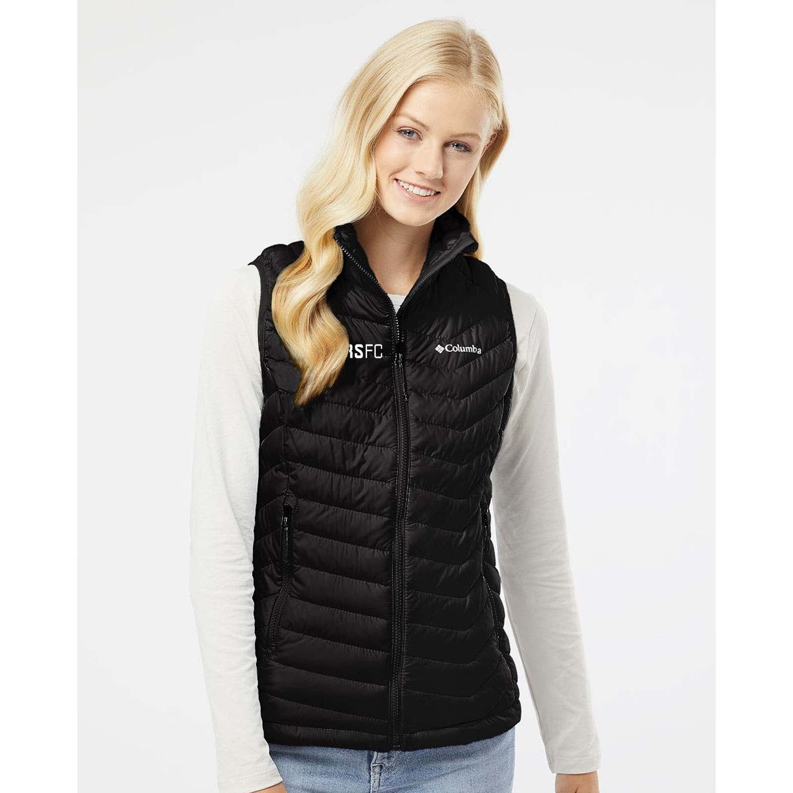 Jaguars Embroidered Columbia - Women's Powder Lite™ Vest - Mato & Hash