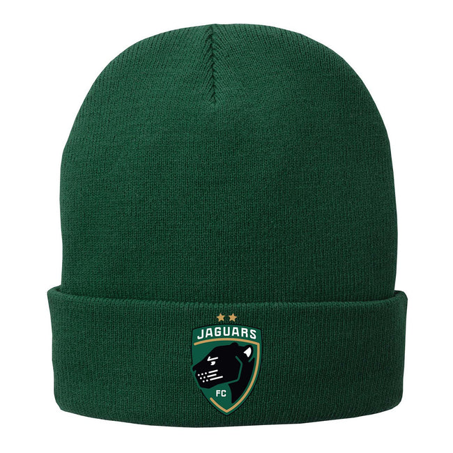 Jaguars Embroidered Port & Company® Fleece-Lined Knit Cap Crest