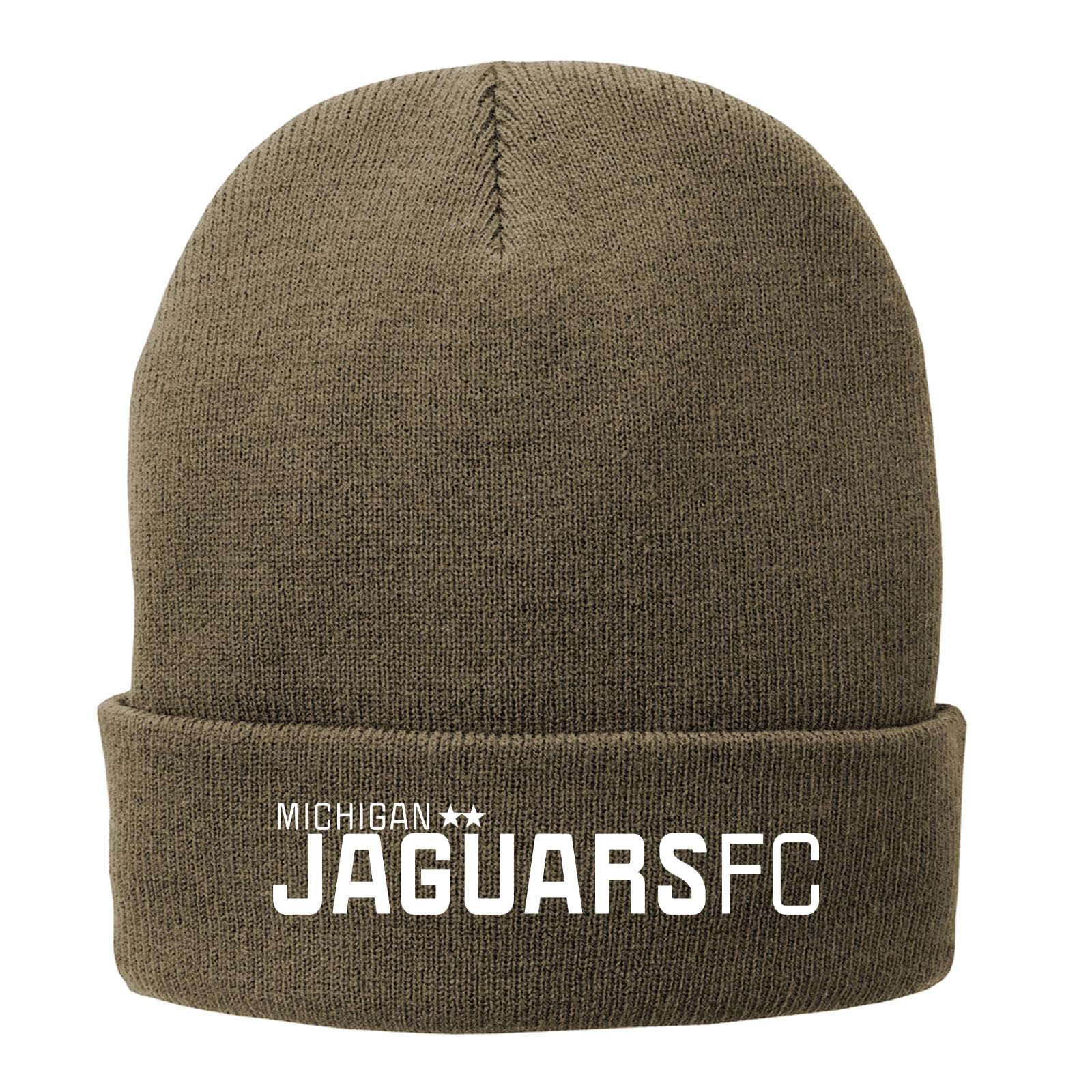 Jaguars Embroidered Port & Company® Fleece-Lined Knit Cap - Mato & Hash