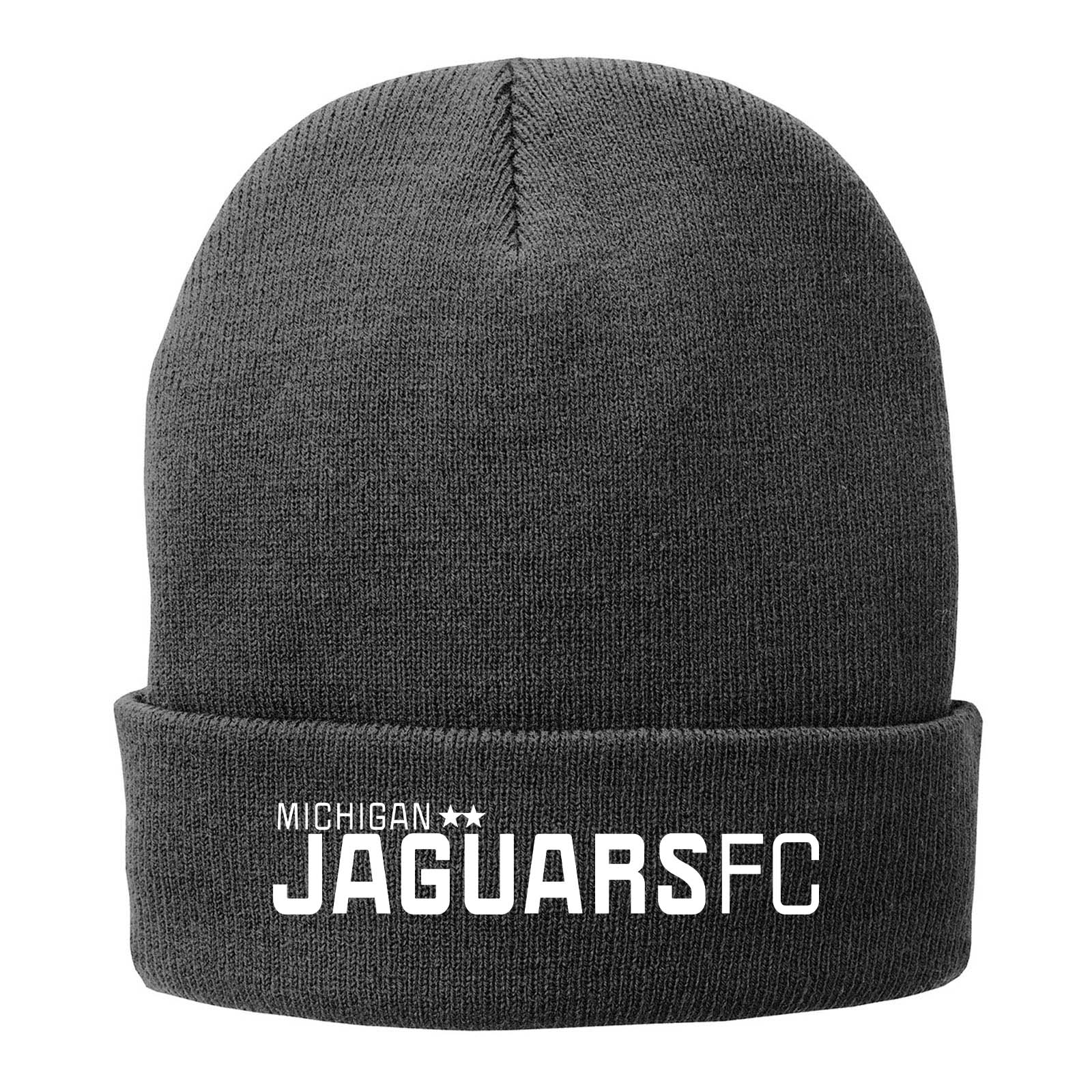 Jaguars Embroidered Port & Company® Fleece-Lined Knit Cap - Mato & Hash