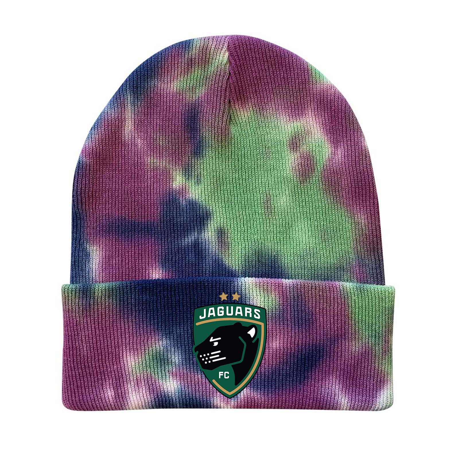 Jaguars Embroidered Sportsman - 12" Tie-Dyed Knit - Mato & Hash