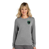 Jaguars Embroidered TravisMathew Ladies Long Weekend Crew - Mato & Hash