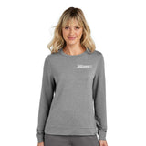 Jaguars Embroidered TravisMathew Ladies Long Weekend Crew - Mato & Hash