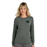 Jaguars Embroidered TravisMathew Ladies Long Weekend Crew